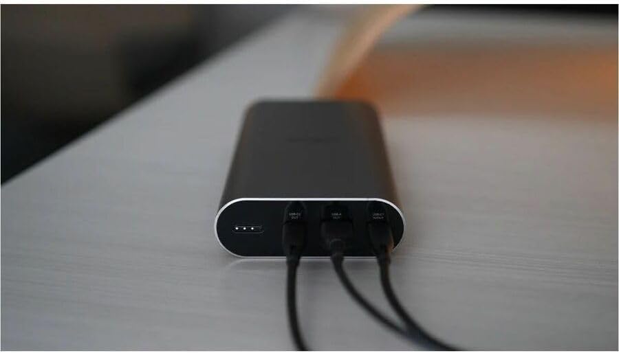 Targus 100W USB-C Portable Power Bank – 25,000mAh High-Capacity Battery, PD 3.0 Fast Charging, Airline-Safe, Charge 3 Devices - APB080GLZ - Image 7