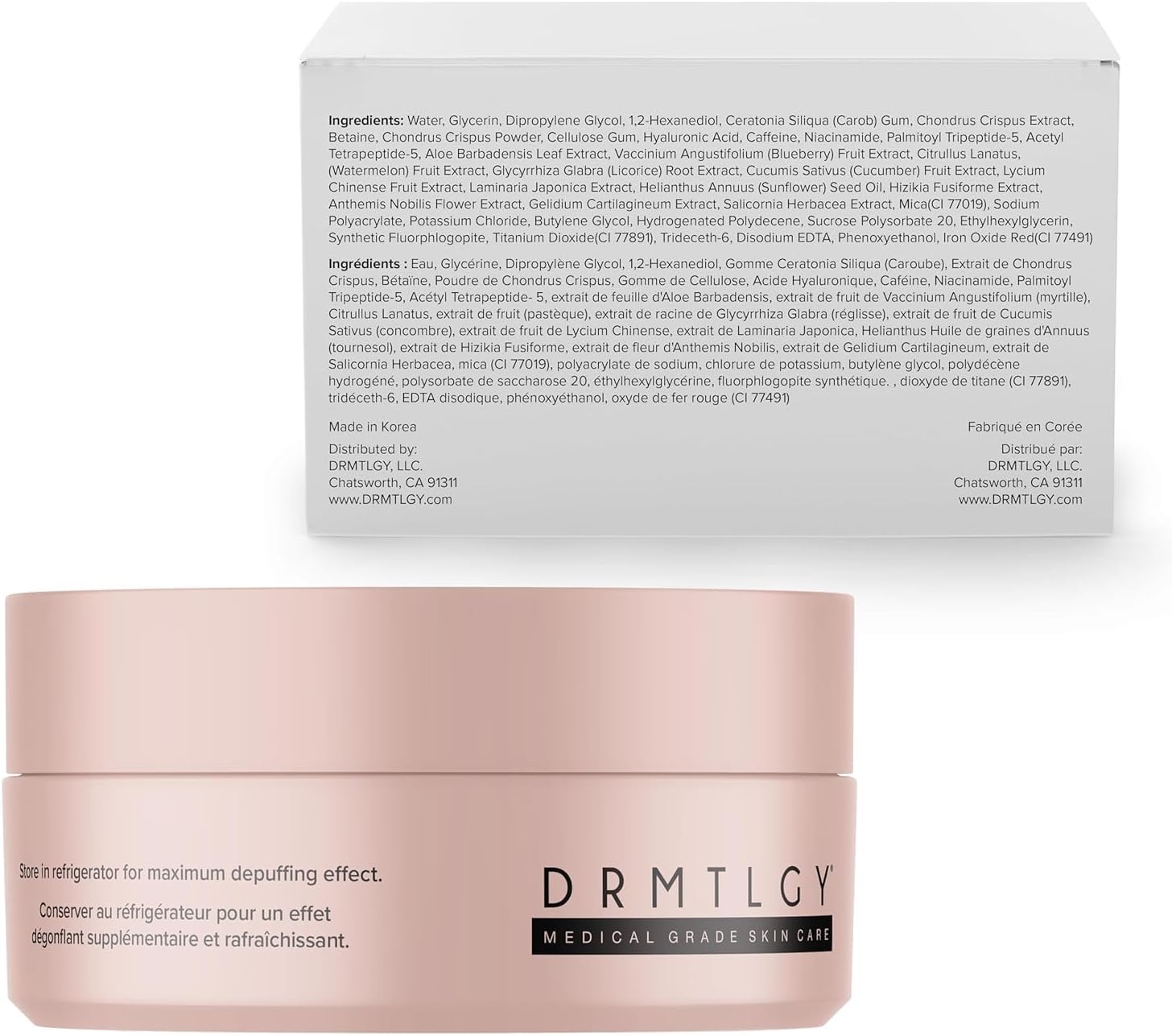 DRMTLGY Brightening Eye Masks – Biodegradable Hydrogel Under Eye Patches with Caffeine, Peptides, Hyaluronic Acid & Niacinamide – Depuff, Hydrate & Smooth Dark Circles – 60 Count - Image 13